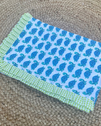 Breezy Cotton Dohar- Blue Toto