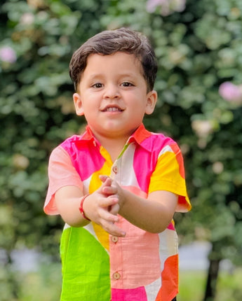 Designer Shirt for Boys | Poppins | Pure Cotton