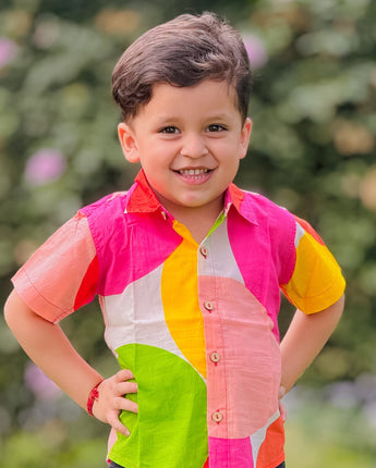 Designer Shirt for Boys | Poppins | Pure Cotton