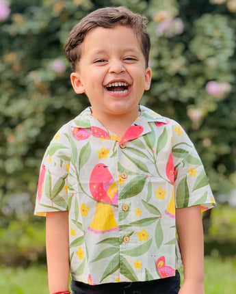 White Bird| Family Twinning (Baby Boy): Match in Style! | Pure Cotton