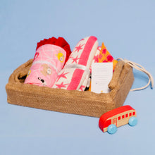 Load image into Gallery viewer, Mini Aloka Baby Hamper- Starry Pink

