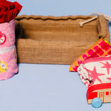 Load image into Gallery viewer, Mini Aloka Baby Hamper- Starry Pink
