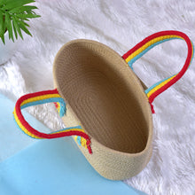 Load image into Gallery viewer, Boho Basket Rainbow- Brown

