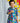 Designer Kurta Pajama Set for Boys| Blue Patola| Pure Cotton