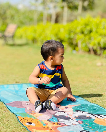 Kids Yoga Mat- Animal Safari