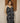 black party wave spaghetti dress