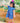 Cotton Girls Frock Blue Boota