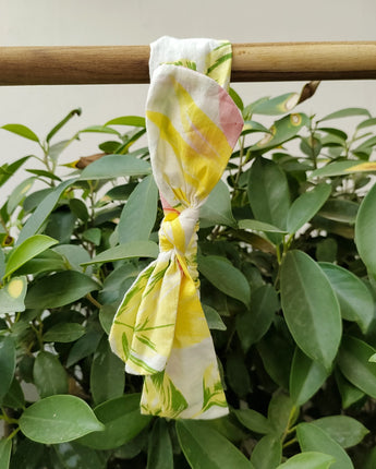 Yellow Flamingos Hairband for Girls| Set of 1 |Handcrafted Pure Cotton