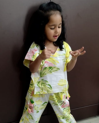 Yellow Flamingos| Family Twinning (Baby Girl): Match in Style! | Pure Cotton