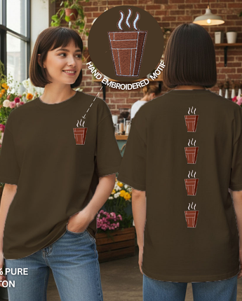 Chai Oversize T-Shirt- Brown (Pre-Order Exclusive | Limited Edition)