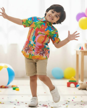 Cotton Boys Shirt Birthday Party