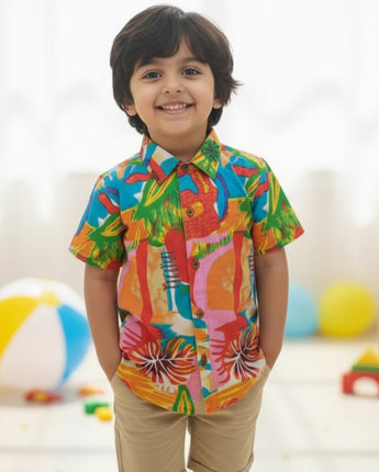 Cotton Boys Shirt Birthday Party