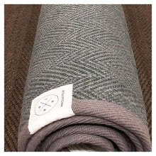 Load image into Gallery viewer, Masu Mudra - Premium Jute and Natural Rubber Yoga mat- Earthy grey colour
