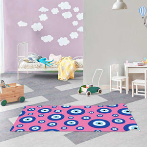 Evil Eye Kids Yoga Mat Pink