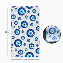 Load image into Gallery viewer, Evil Eye Kids Yoga Mat White
