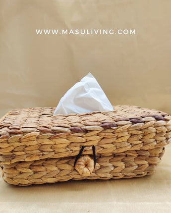 Water Hyacinth Tissue Box Holder