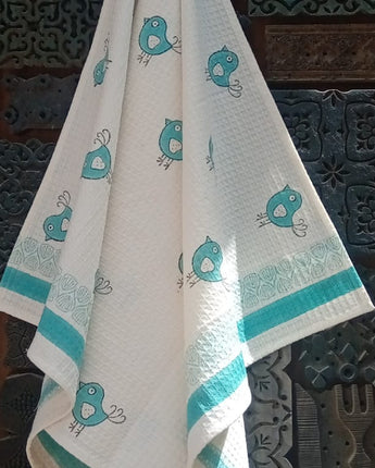 Blue Bird Bath Towel