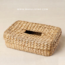 Load image into Gallery viewer, Water Hyacinth Tissue Box Holder
