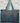 Jumbo Boho Quilted Bag- Tulips Blue