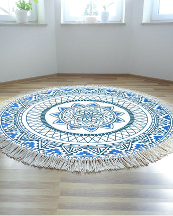 Boho Chakra Rug & Meditation Mat Multicoloured
