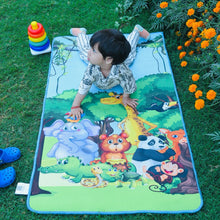 Load image into Gallery viewer, Jungle friends kids Yoga Mat
