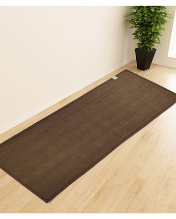 Masu Mudra- Premium Jute and Natural Rubber Yoga Mat- Earthy Brown colour