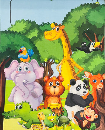 Kids Yoga Mat- Jungle Friends