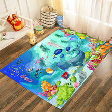 Load image into Gallery viewer, Underwater World Kids Play Mat
