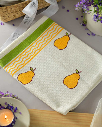 Yellow Pear Bath Towel