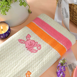 Bunny & Blue Bird Bath Towel- Set of 2