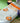 Orange Bird Bath Towel