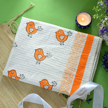 Load image into Gallery viewer, Orange Birdie Bath Towel
